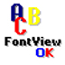 FontViewOK() V8.12 °