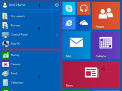 ΢������Windows RT 8.1����������ݣ���ʼ�˵�/��Ļ���໥ת��