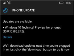 Ѷ΢Win10 Mobile 10586.242ۻ