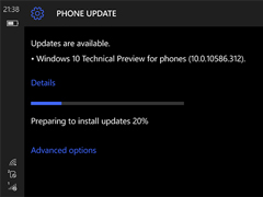 Win10 MobileԤ10586.312ڲУ޸