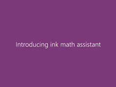 ΢ƳOneNote¹ܣInk Math Assistant