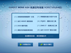 GHOST WIN8 X64 רҵ V2017.03(64λ)