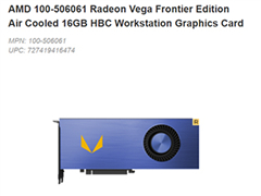 AMD Vega�Կ����ѿ���Ԥ����16GB�Դ�1199��Ԫ��
