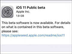 ƻ����ʽ�Ƴ�iOS11ϵͳ�ĵ�һ������汾