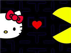 Hello KittyPac-Man֣Hello kittyĳԶϷ