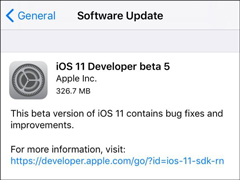 ƻiOS11 Beta5Ԥ