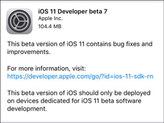 ƻʼiOS 11Ԥbeta 7/beta 6