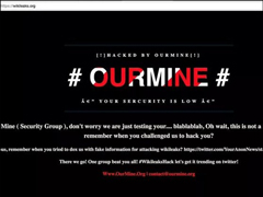 ��ô�ݣ������ڿ�����OurMine����ά��������վ���۸���ҳ