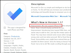 ��������΢��Microsoft To-Do��������ƻ��iPhone X��Ļ����