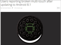 ��㴥��ʱ���涶����Android 8.1��ʽ�����������Bug