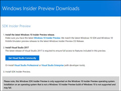 ΢������Win10 RS4Ԥ����SDK 17069�������ص�ַ��