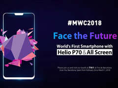 Ulefone����MWC 2018����ȫ���׿�Helio P70ȫ�����ֻ�