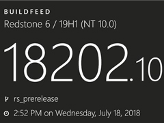 ΢Win10 RS6/19H1Ԥ18202ع