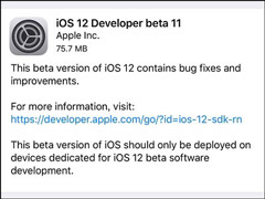 ƻiOS 12 Beta 11Ԥ/Beta 9