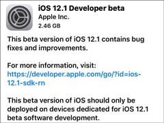 ƻiOS 12.1 beta1Ԥ