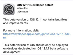 ƻʼiOS 12.1.1 beta 2Ԥ