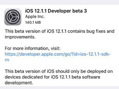 ƻiOS 12.1.1 beta3Ԥ