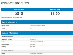 3545֣ͨ855Geekbenchܷع