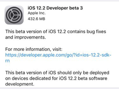 ƻiOS 12.2 beta 3Ԥ