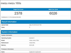 ִܷ6026֣16Xs GeekBenchܷع