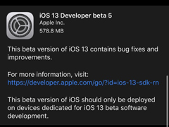 ƻiOS 13/iPadOS 13 Beta 5Ԥ