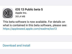 ƻiOS 13/iPadOS 13 Beta 5