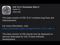 ƻ賿iOS 13.3.1/iPadOS 13.3.1 Beta 2Ԥ