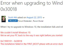 ΢�������޸�Win10ϵͳ��װʧ�ܱ���0xC1900101������