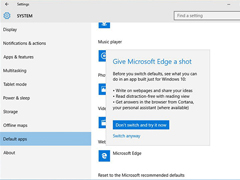 Win10Ԥ10568޸ĬʱʾEdgeһ