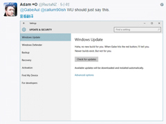 ΢����ӦWin10Ԥ�����û��ղ���������ʾ�ĵ�٩