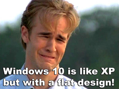 �ȸ踱�ܲ÷���Win10�ǻ��ϱ�ƽ��Ƥ����WinXP