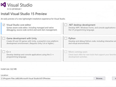 ΢ʾVisual Studio 15װٶѵõ