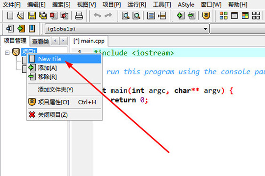 DevC++ΪĿͷļDevC++ͷļķ