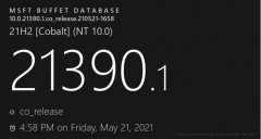 Win10 Build 21390.1000Ԥ淢(־)