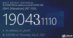 Win10 21H1 702ۻKB5004237(19043.1110)ˣ