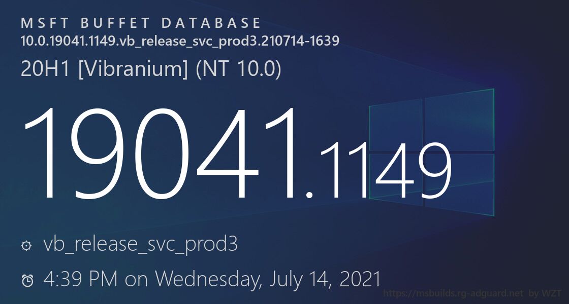 ΢Win10 21H2 Build19044.1149KB5004296