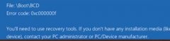 Win10winload.efi 0xc000000f޸