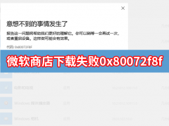 Microsoft store΢Ӧ̵ʧܴ0x80072f8fô죿