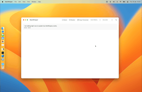 MacWhisper OpenAI ɿڱؽƵļת¼Ϊı macOS Ӧ