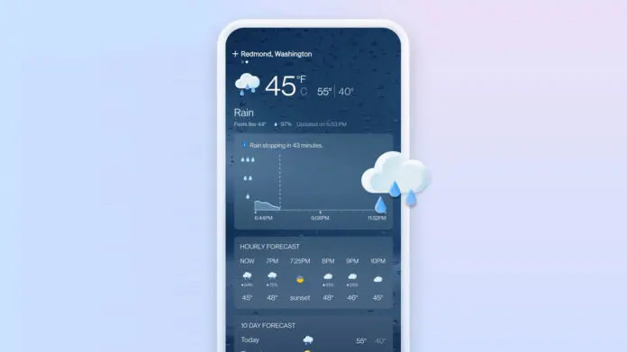25 Ԥṩ̶Աȣ΢ Weather ۺһ