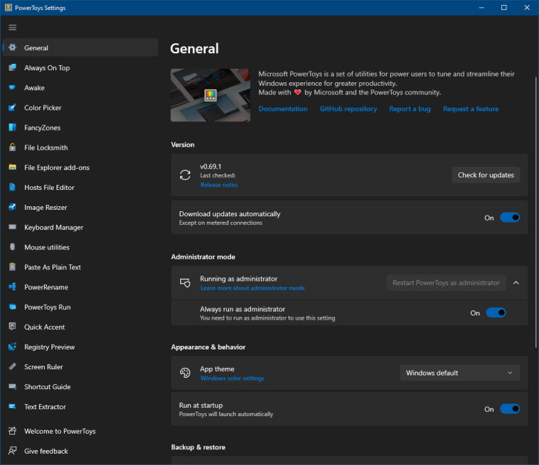 ΢ PowerToys 0.69.1 ȶ