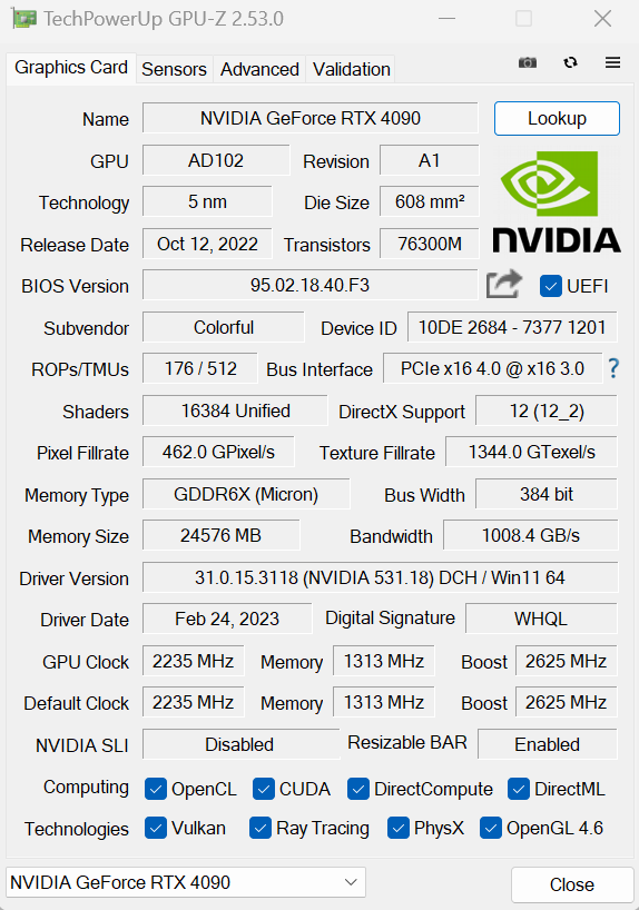 GPU-Z V2.53.0 汾£֧ RTX 4070 Կ40 ϵƶԿ