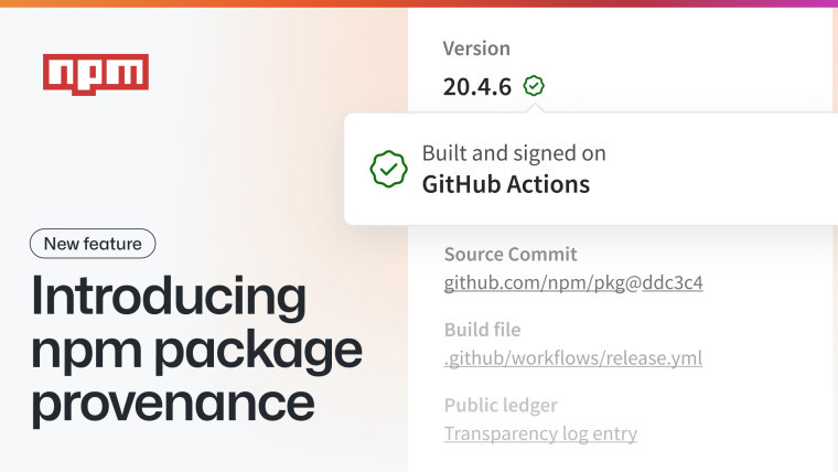 GitHub Actions ʹµͼ npm ֤Դ