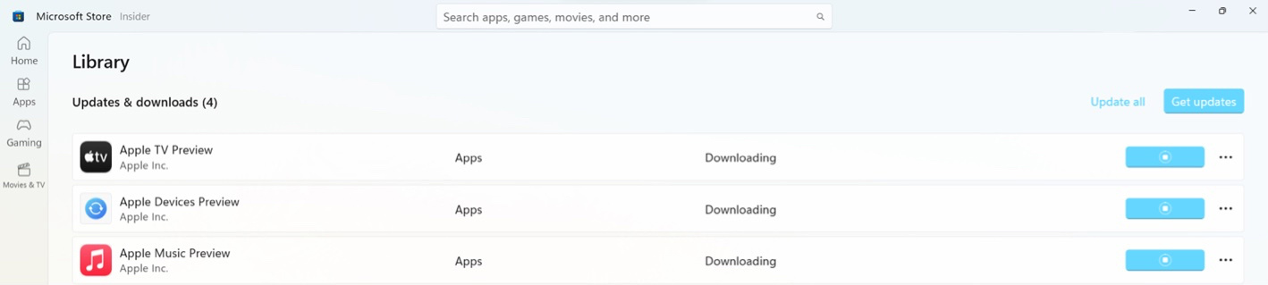 ƻͨMicrosoft Store Win11 3 Ӧãһ̭ iTunes