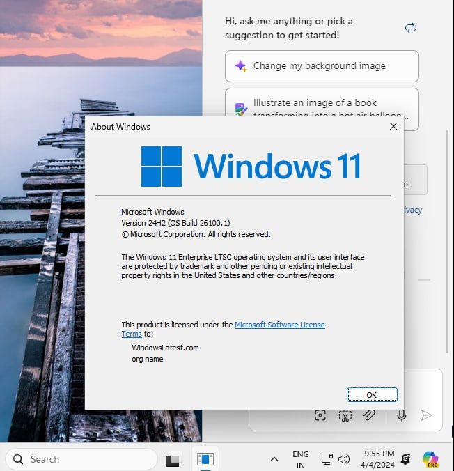 ΢ٷȷ Win11 Enterprise LTSC 2024 £﷢