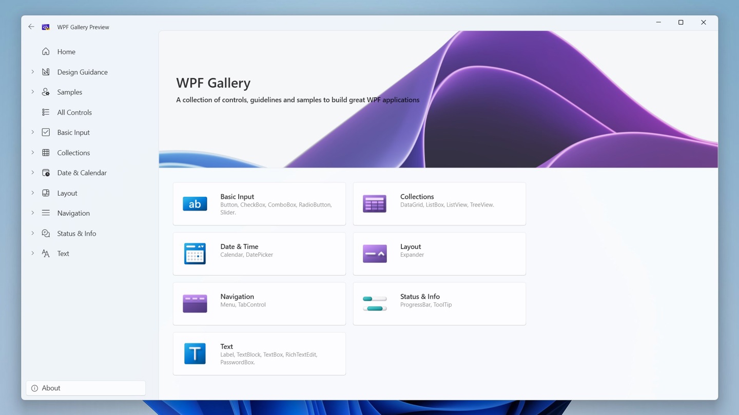 WPF Gallery ϼ΢Ӧ̵꣺ Win11 ȫ Fluent Design UI 