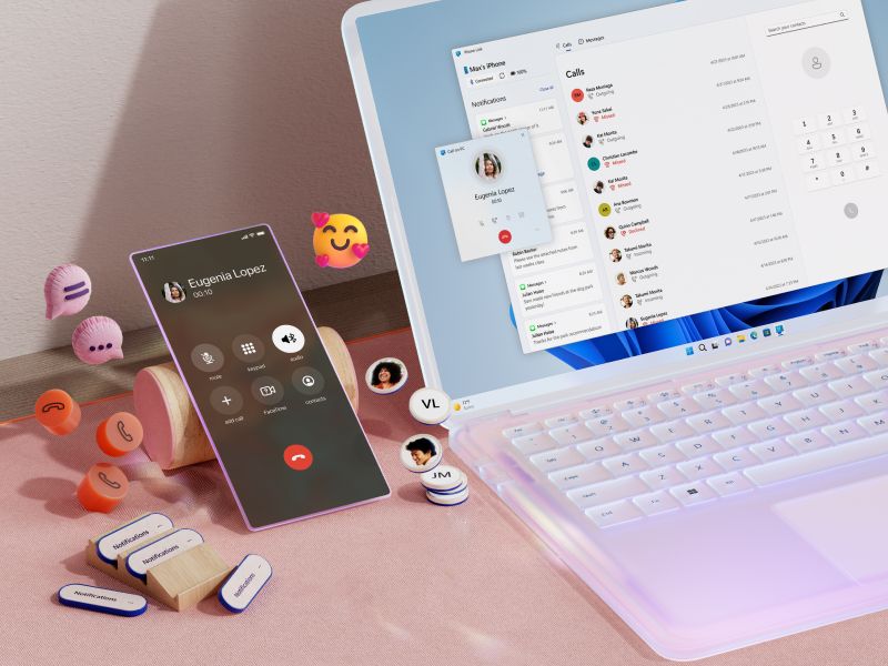 ΢ Phone Link Ӧý Win11 ʼ˵С