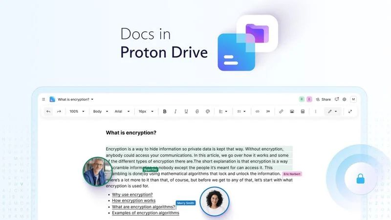 Proton Docs ĵǳʵֶ˵ı