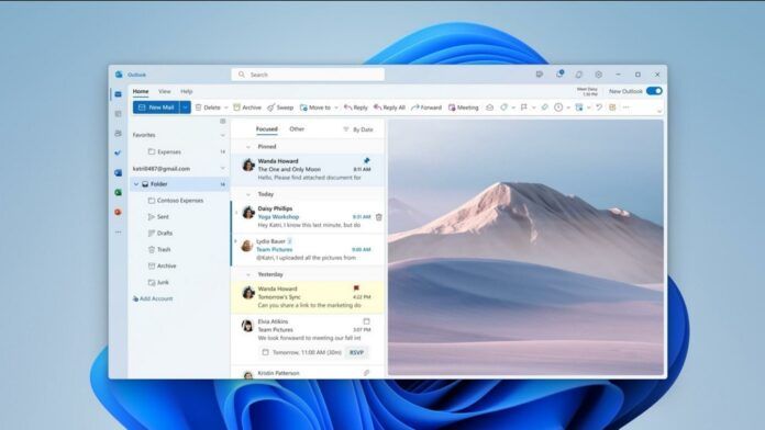 ΢ƼûǨ Win11 ° Outlook°һ