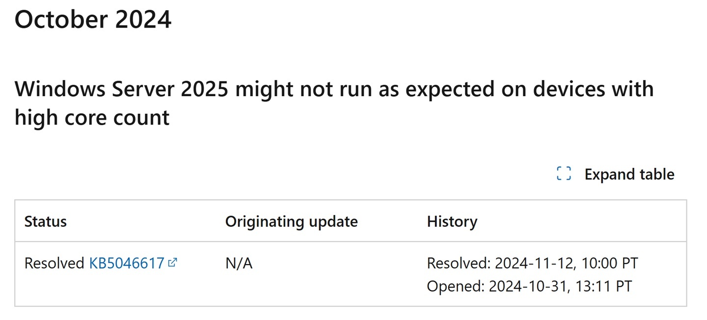 ΢޸ Windows Server 2025 ֪⣺ /  3 Сʱ